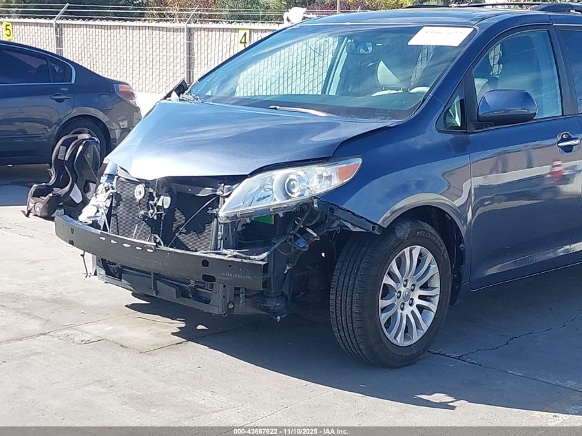2014 Toyota Sienna Xle V6 8 Passenger VIN: 5TDYK3DC5ES499322 Lot: 43667622