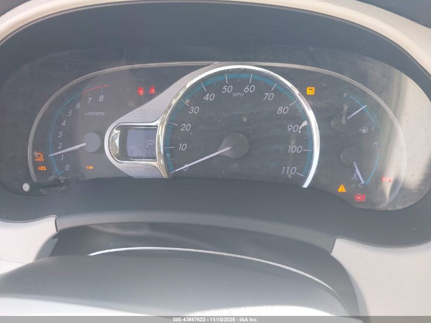 2014 Toyota Sienna Xle V6 8 Passenger VIN: 5TDYK3DC5ES499322 Lot: 43667622