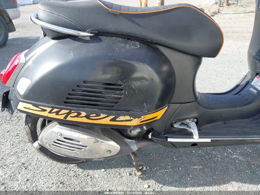 2015 Vespa Gts 300 Super VIN: ZAPM459L1F5100148 Lot: 43667692