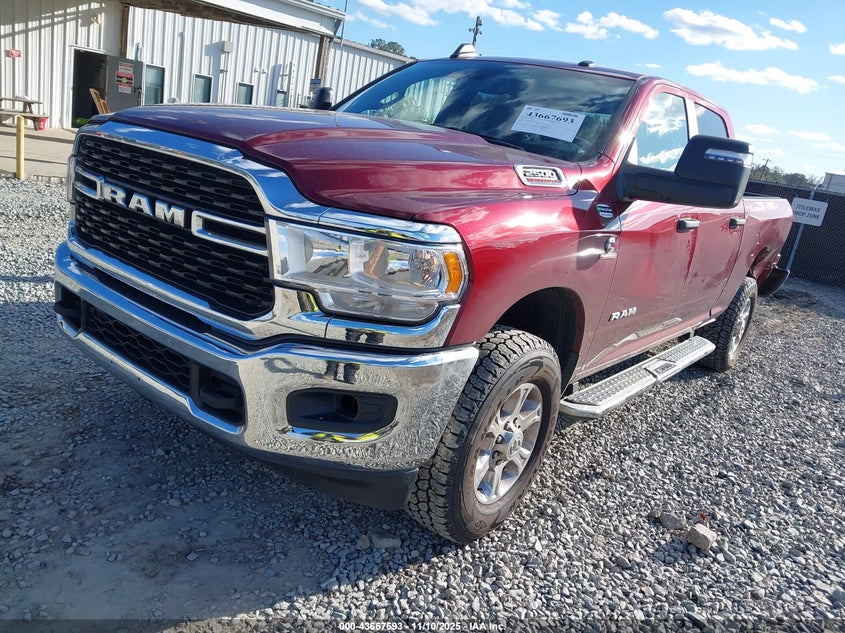 Vin: 3c6ur5dl6rg338365, lot: 44162918, ram 2500 big horn  4x4 6'4 box 20242