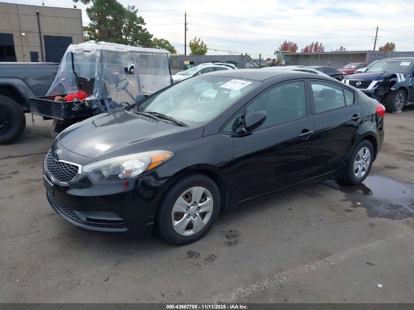 2015 Kia Forte Lx VIN: KNAFK4A67F5323954 Lot: 43667789