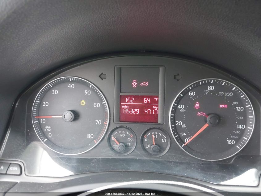 2009 Volkswagen Jetta Wolfsburg Edition VIN: 3VWRA71KX9M048853 Lot: 43667832