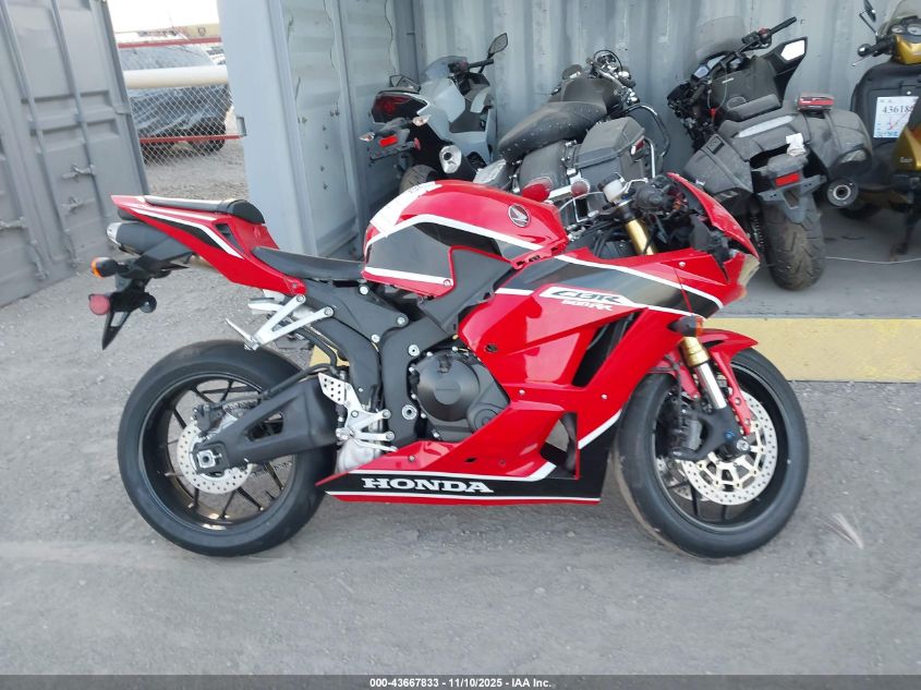 2017 Honda Cbr600 Rr VIN: JH2PC40H5HK300028 Lot: 43667833