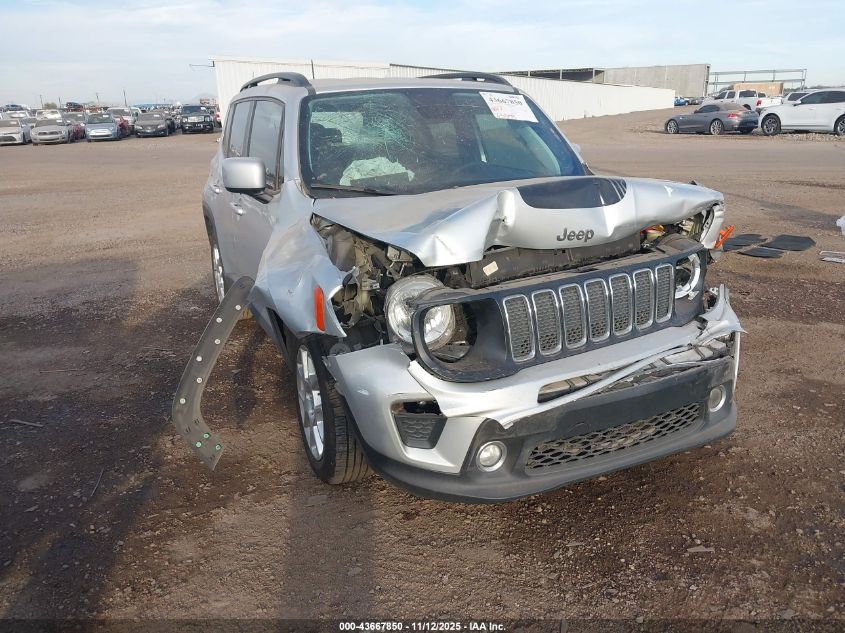2020 Jeep Renegade Latitude Fwd VIN: ZACNJABB3LPL90496 Lot: 43667850
