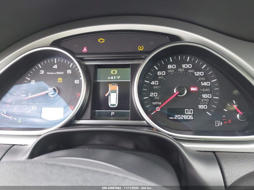 2015 Audi Q7 3.0T Premium VIN: WA1LGAFE5FD000749 Lot: 43667862