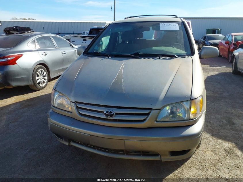 2003 Toyota Sienna Le VIN: 4T3ZF13C73U541130 Lot: 43667978