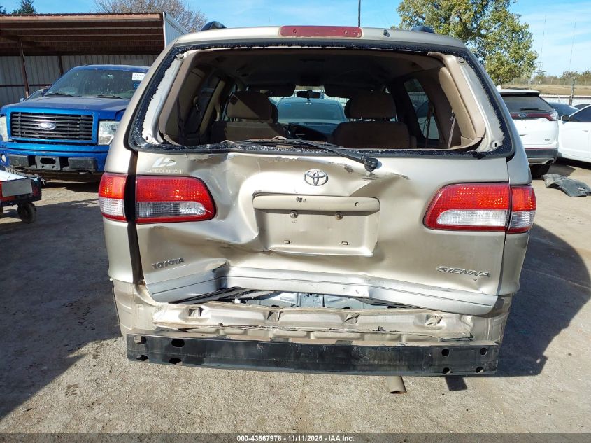 2003 Toyota Sienna Le VIN: 4T3ZF13C73U541130 Lot: 43667978