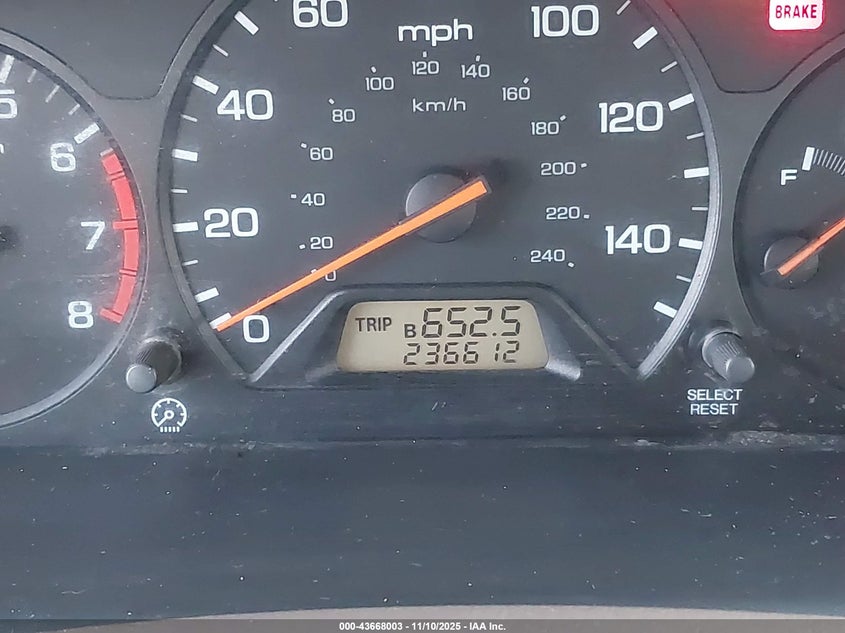 2000 Honda Accord 2.3 Se VIN: JHMCG5679YC022680 Lot: 43668003