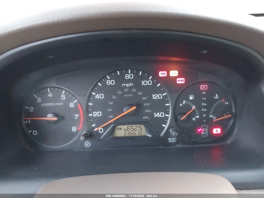 2000 Honda Accord 2.3 Se VIN: JHMCG5679YC022680 Lot: 43668003