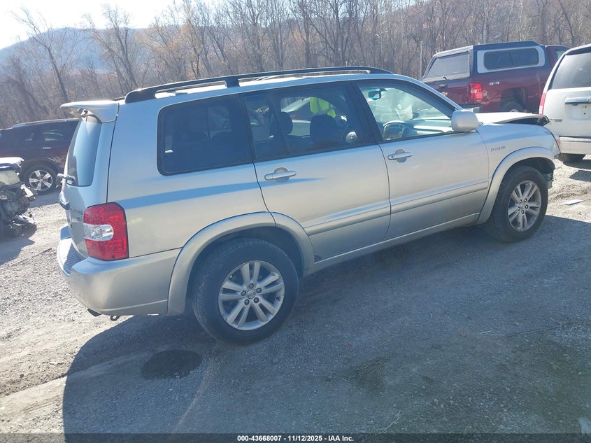 JTEEW21A760011489 2006 TOYOTA HIGHLANDER photo no. 4