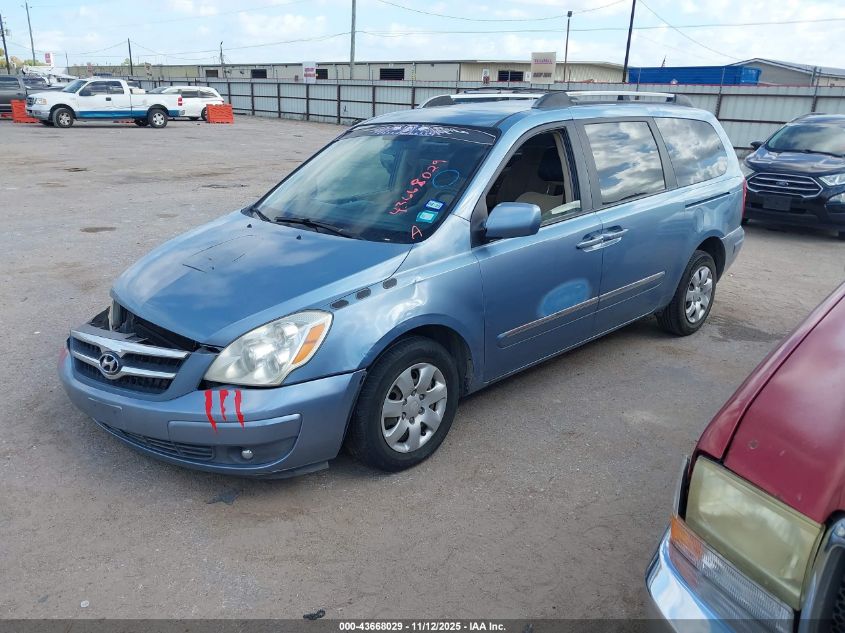 KNDMC233076025353 2007 HYUNDAI ENTOURAGE photo no. 2