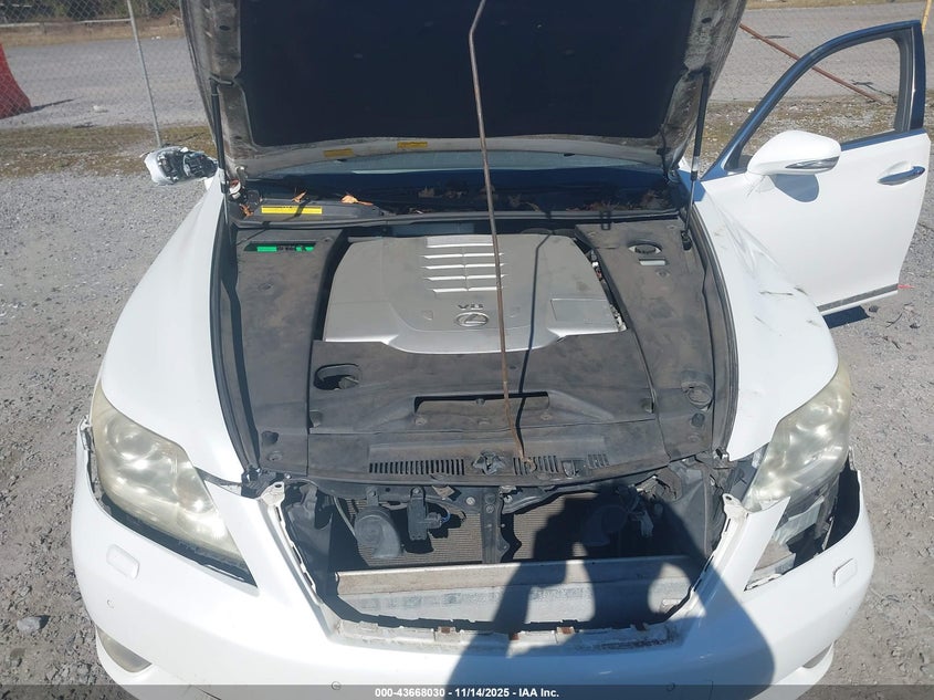 2010 Lexus Ls 460 L VIN: JTHGL5EF8A5037431 Lot: 43668030