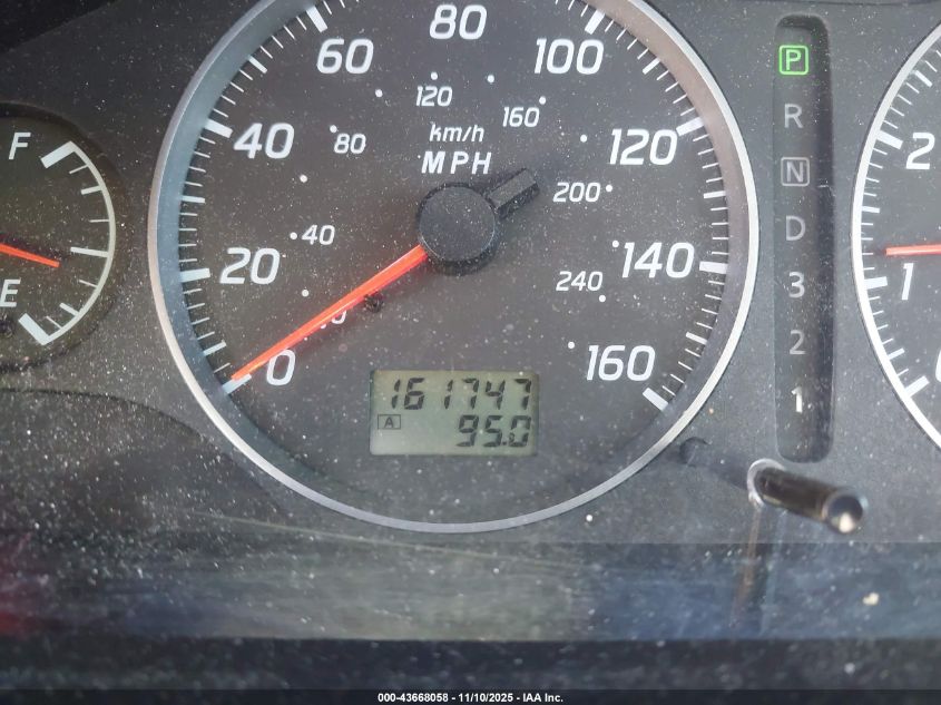 2002 Nissan Maxima Gle VIN: JN1DA31A92T316587 Lot: 43668058