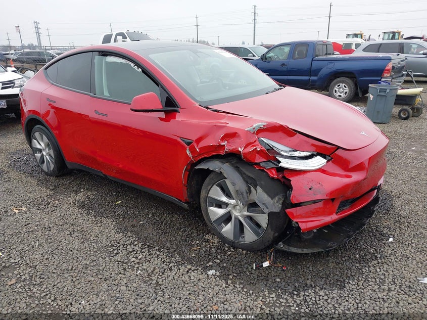 2022 TESLA MODEL Y LONG RANGE DUAL MOTOR ALL-WHEEL DRIVE - 7SAYGDEE3NF461831