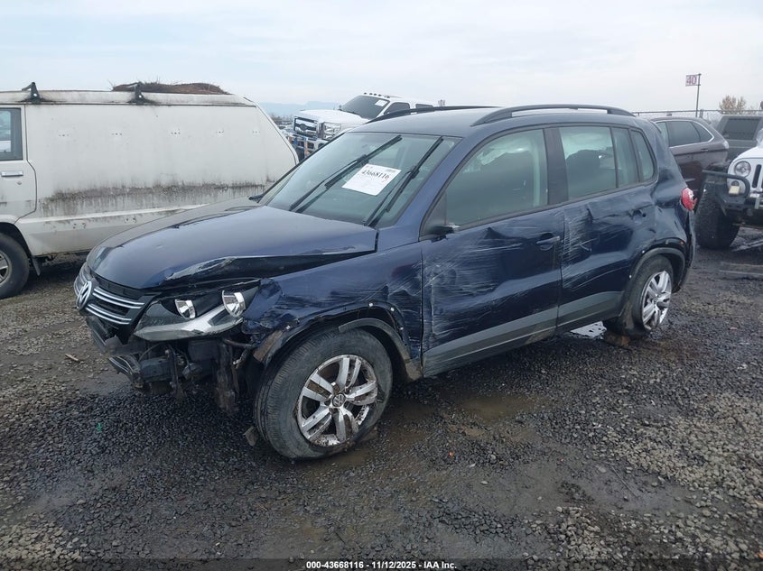 2015 VOLKSWAGEN TIGUAN S WVGBV7AX4FW587755