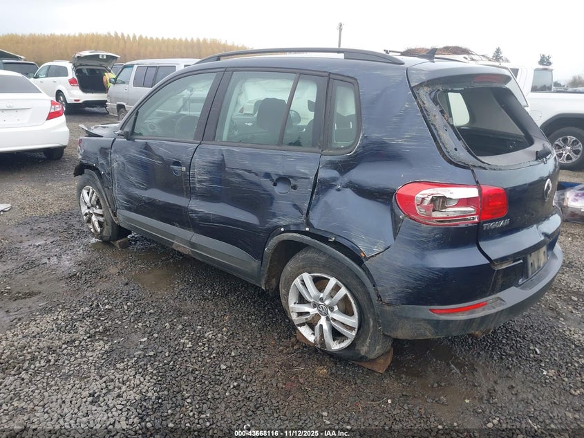 2015 VOLKSWAGEN TIGUAN S WVGBV7AX4FW587755