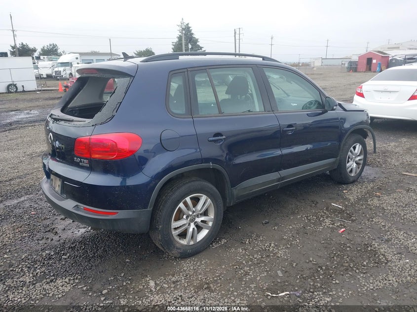 2015 VOLKSWAGEN TIGUAN S WVGBV7AX4FW587755