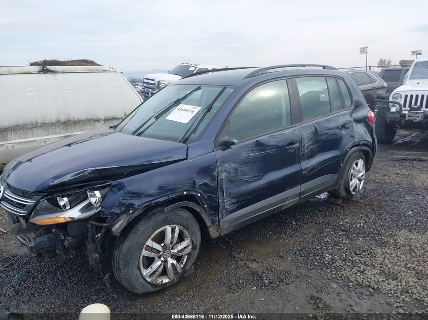 2015 VOLKSWAGEN TIGUAN S WVGBV7AX4FW587755