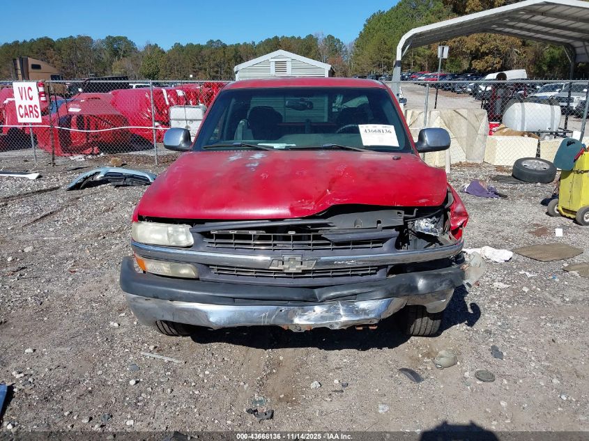 2001 Chevrolet Silverado 1500 Ls VIN: 2GCEC19T711175416 Lot: 43668136