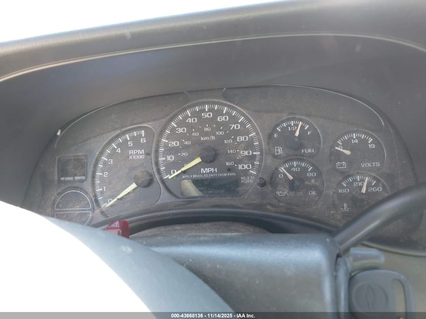 2001 Chevrolet Silverado 1500 Ls VIN: 2GCEC19T711175416 Lot: 43668136