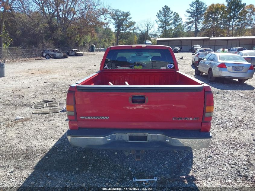 2001 Chevrolet Silverado 1500 Ls VIN: 2GCEC19T711175416 Lot: 43668136