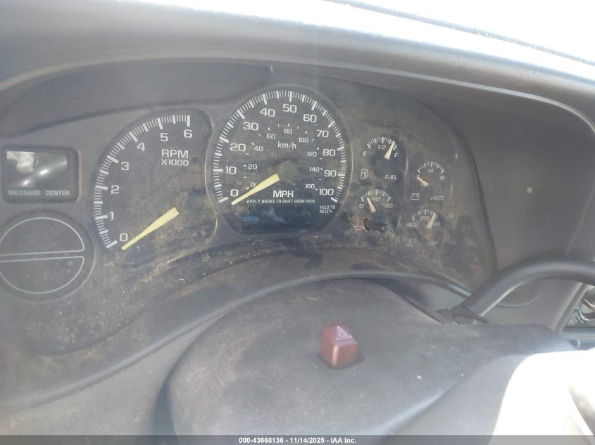 2001 Chevrolet Silverado 1500 Ls VIN: 2GCEC19T711175416 Lot: 43668136