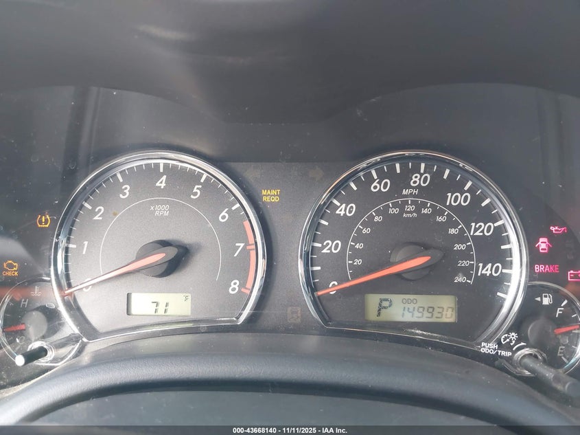 2T1BU4EE0BC642803 2011 TOYOTA COROLLA photo no. 7