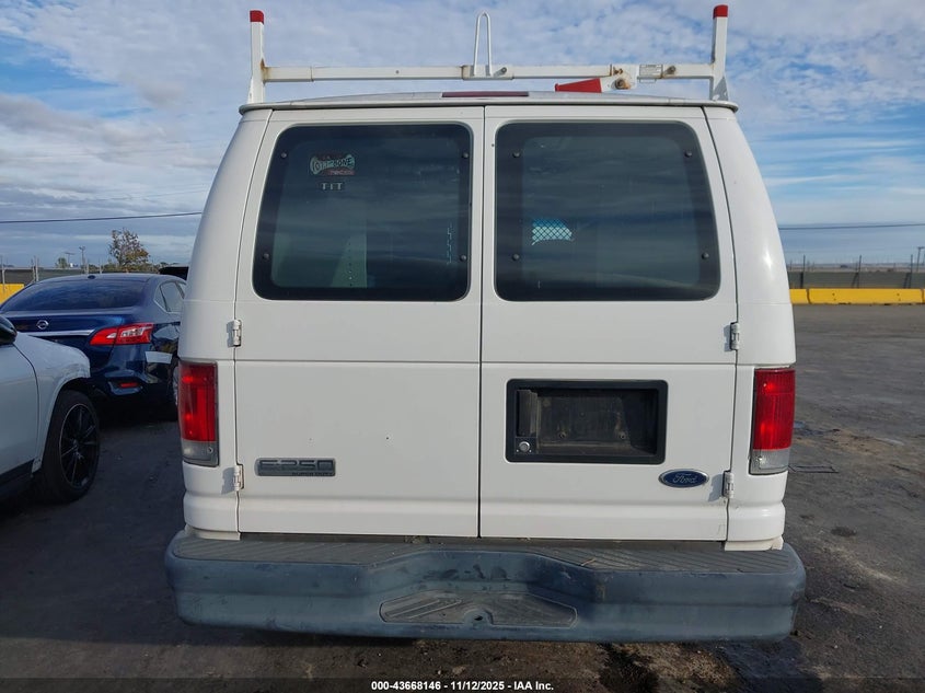 2008 Ford E-250 Commercial/Recreational VIN: 1FTNE24L78DA23917 Lot: 43668146