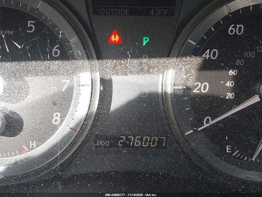 2007 Lexus Es 350 VIN: JTHBJ46G772093369 Lot: 43668177