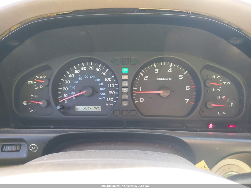 2001 Toyota Land Cruiser VIN: JTEHT05J912009681 Lot: 43668229