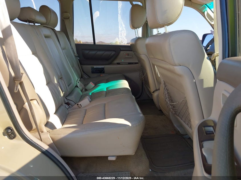 2001 Toyota Land Cruiser VIN: JTEHT05J912009681 Lot: 43668229