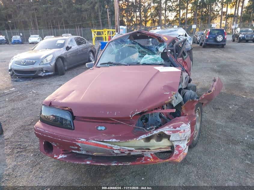 1988 Ford Mustang Gt VIN: 1FABP42E1JF311218 Lot: 43668235