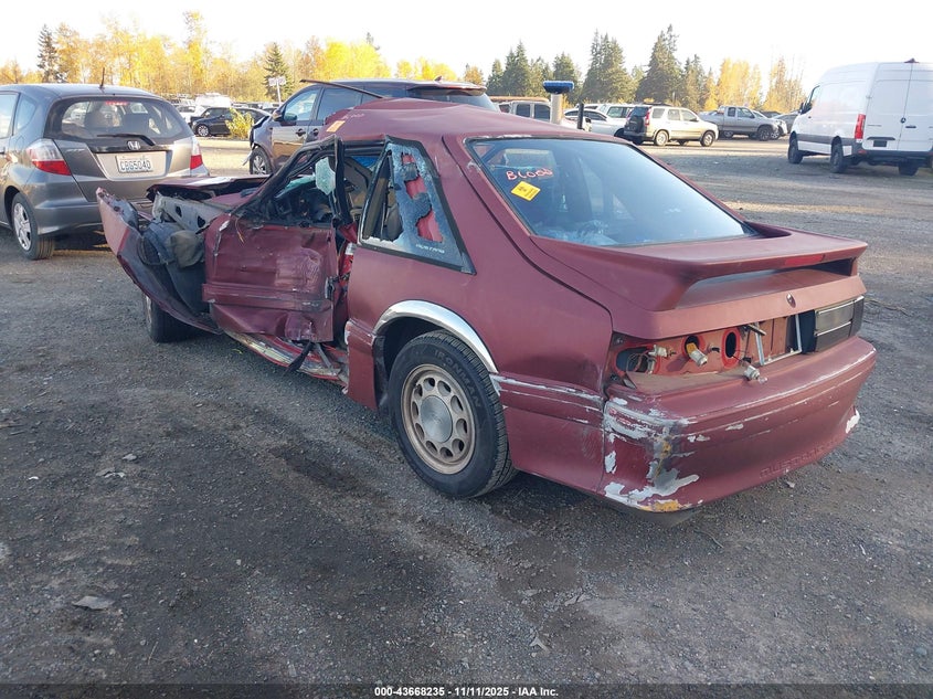 1988 Ford Mustang Gt VIN: 1FABP42E1JF311218 Lot: 43668235