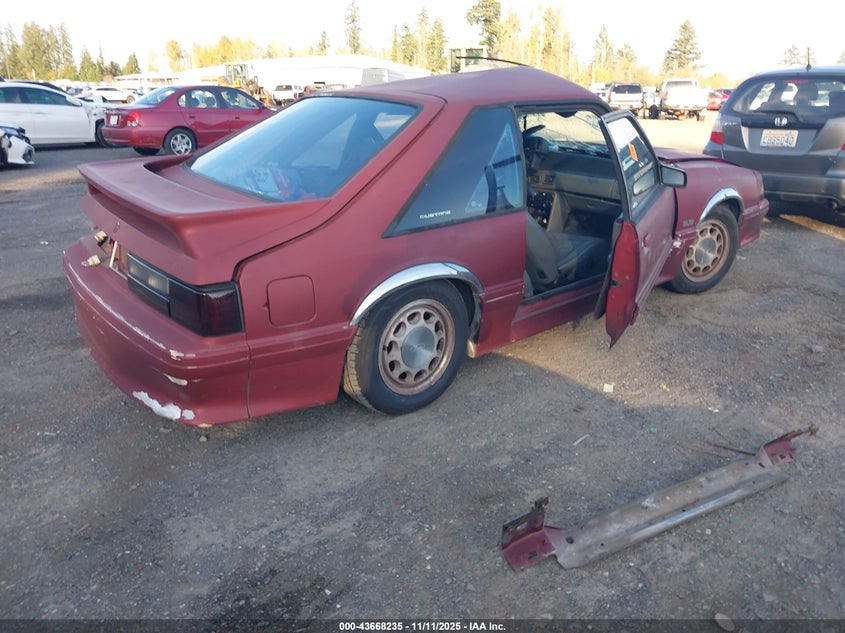 1988 Ford Mustang Gt VIN: 1FABP42E1JF311218 Lot: 43668235