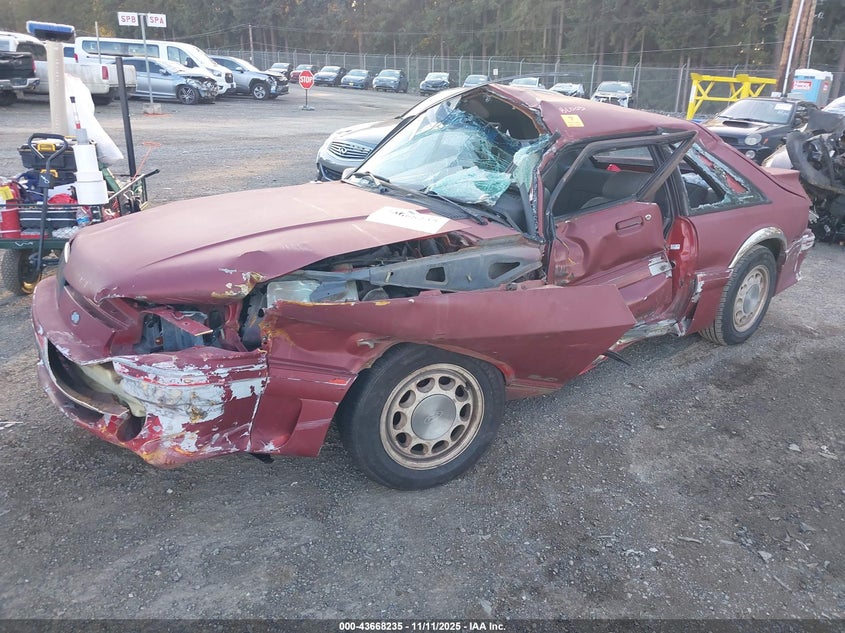 1988 Ford Mustang Gt VIN: 1FABP42E1JF311218 Lot: 43668235