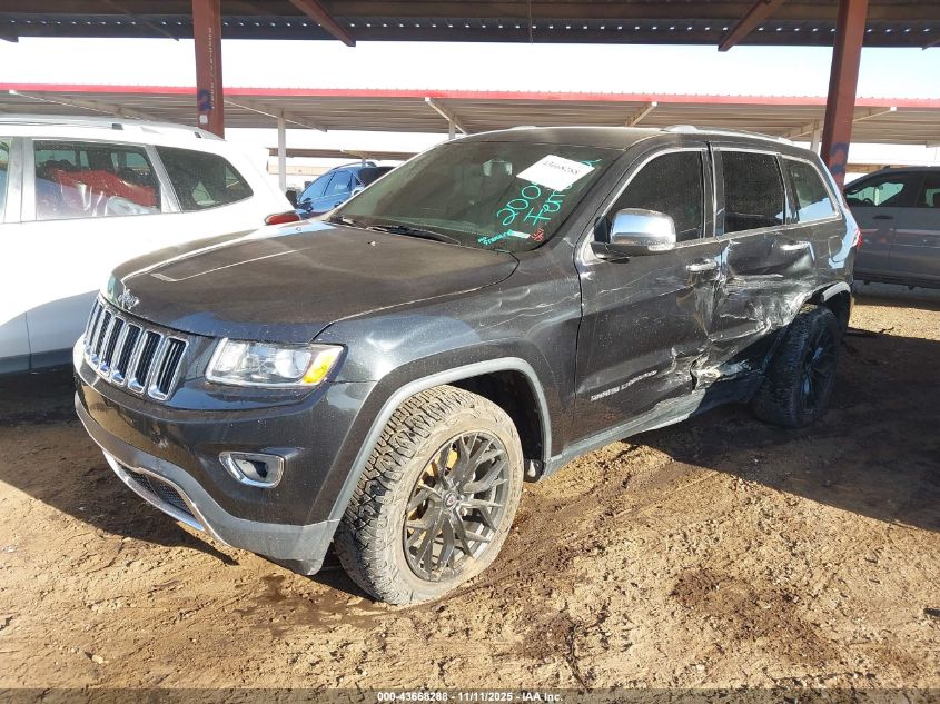 2016 JEEP GRAND CHEROKEE LIMITED - 1C4RJEBG0GC352029