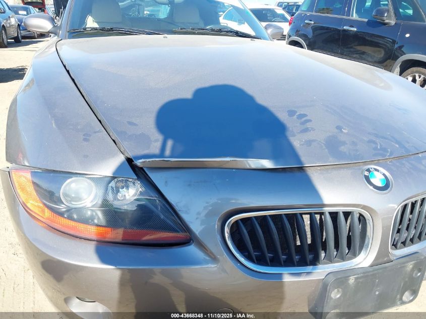 2003 BMW Z4 2.5I VIN: 4USBT33403LR64725 Lot: 43668348