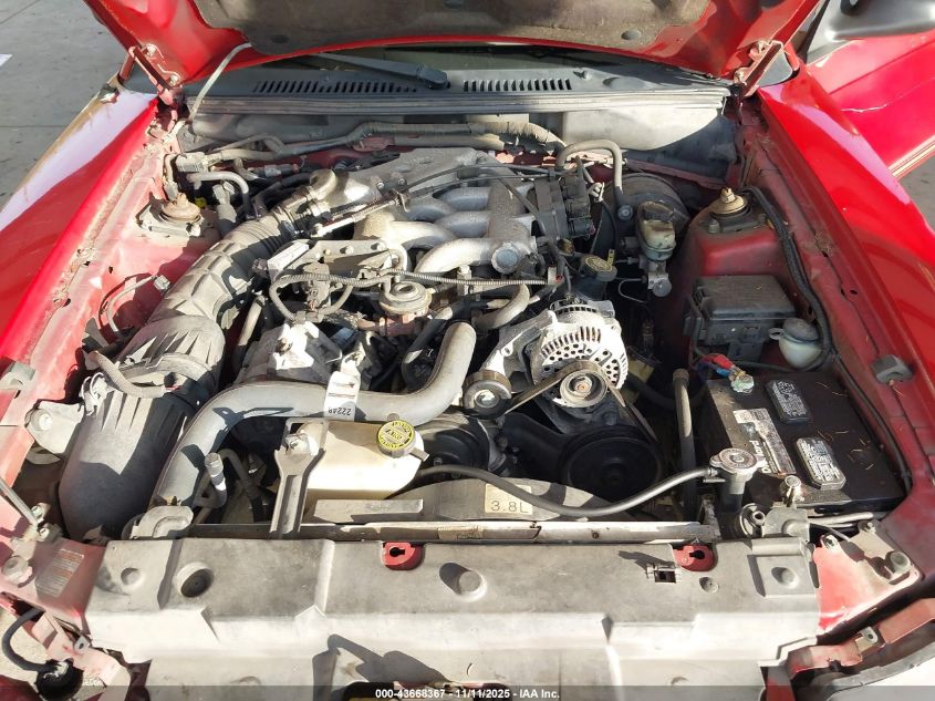 2000 Ford Mustang VIN: 1FAFP4445YF276036 Lot: 43668367