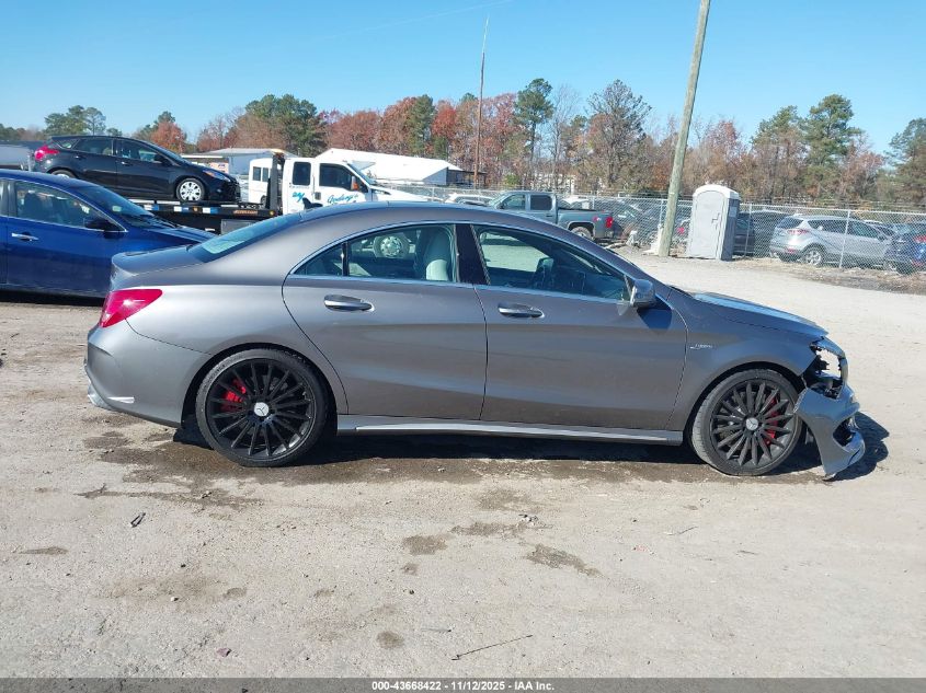 2015 Mercedes-Benz Cla 45 Amg 4Matic VIN: WDDSJ5CB3FN171794 Lot: 43668422