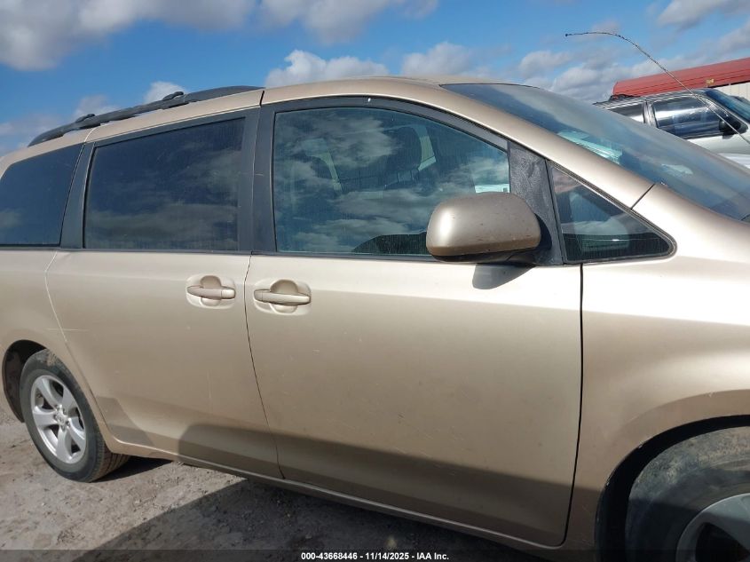 2011 Toyota Sienna Le V6 VIN: 5TDKK3DC2BS115014 Lot: 43668446