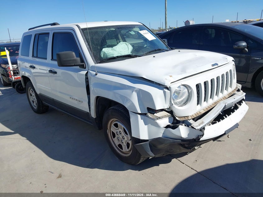 2015 JEEP PATRIOT SPORT - 1C4NJPBA9FD389840