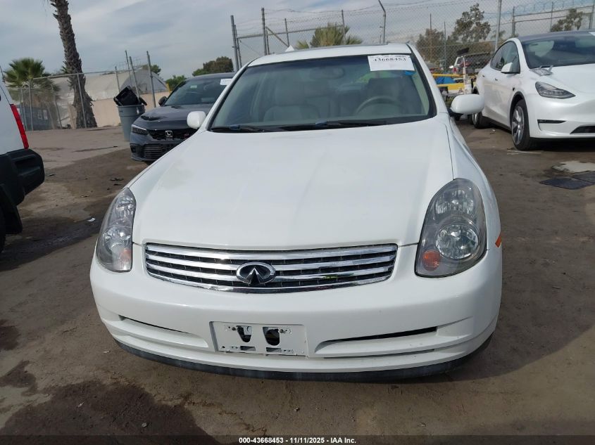 2004 Infiniti G35 VIN: JNKCV51EX4M616615 Lot: 43668453