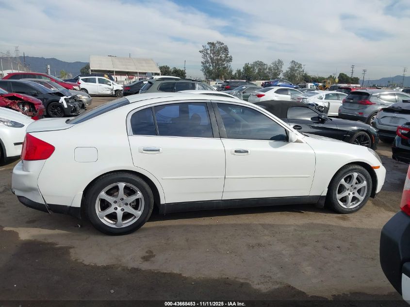 2004 Infiniti G35 VIN: JNKCV51EX4M616615 Lot: 43668453