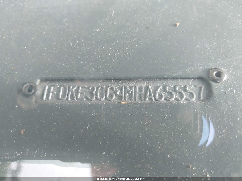 1991 Ford Econoline E350 Cutaway Van VIN: 1FDKE30G4MHA65557 Lot: 43668526