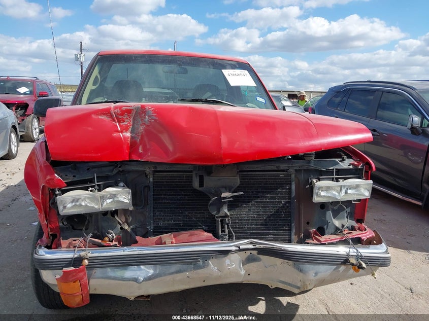 1998 GMC Sierra 1500 Sl Sportside VIN: 1GTEC14W1WZ521993 Lot: 43668547