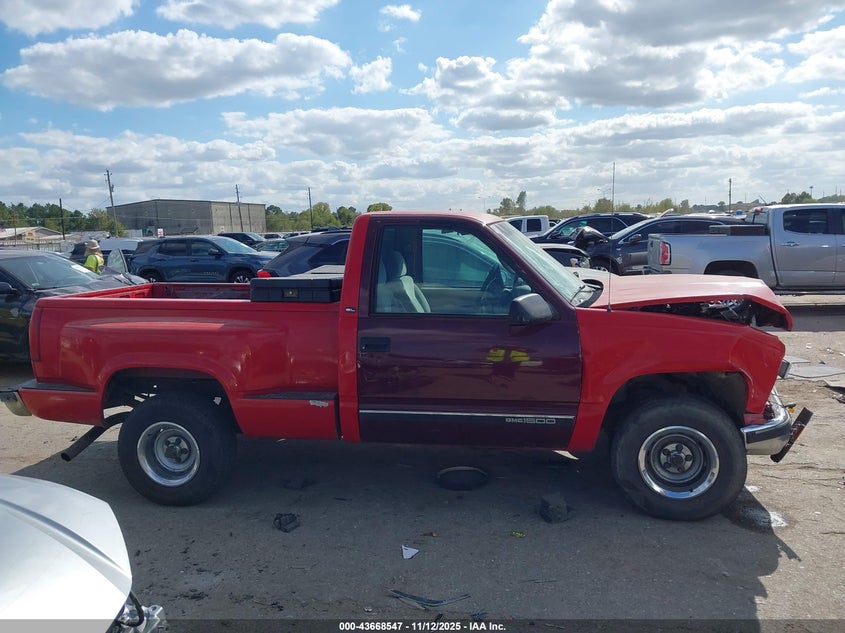 1998 GMC Sierra 1500 Sl Sportside VIN: 1GTEC14W1WZ521993 Lot: 43668547