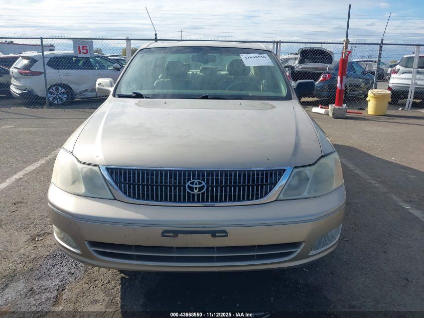 2001 Toyota Avalon Xls VIN: 4T1BF28B31U116520 Lot: 43668550