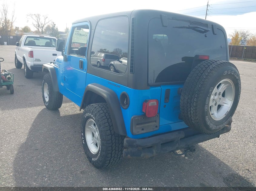 1J4FY19S1WP702481 1998 JEEP WRANGLER photo no. 3