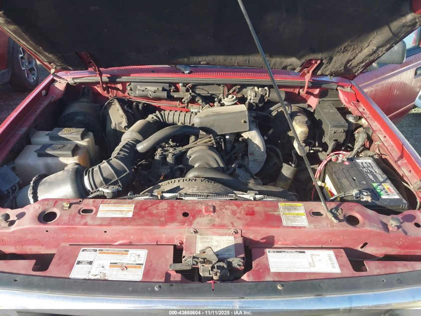 1997 Ford Ranger Xl/Xlt VIN: 1FTCR14A2VPA18834 Lot: 43668604