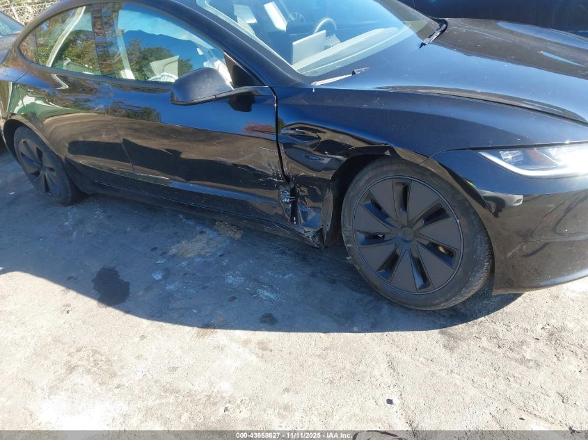 2024 Tesla Model 3 Long Range Dual Motor All-Wheel Drive/Rear-Wheel Drive VIN: 5YJ3E1EA6RF717877 Lot: 43668627